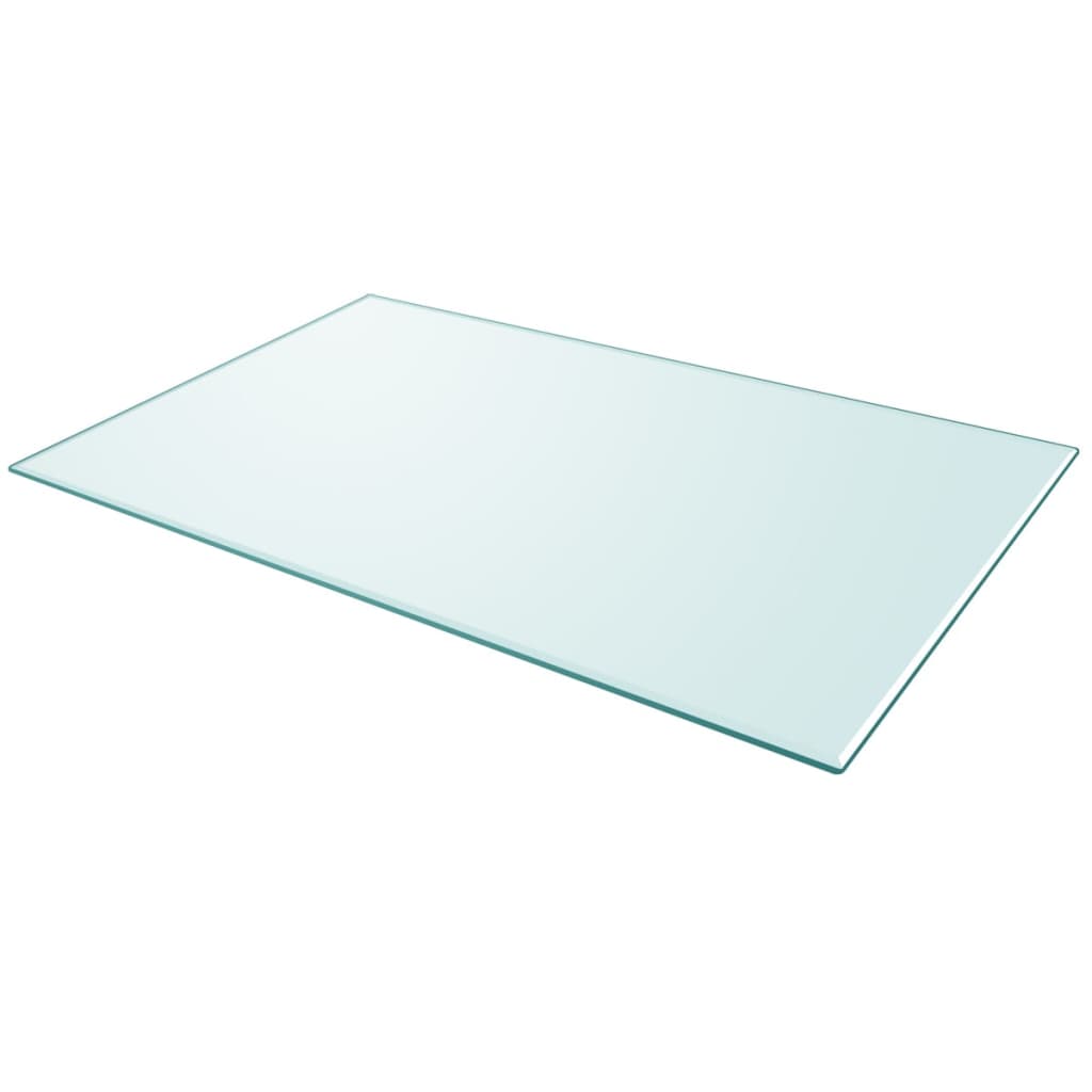 vidaXL Blat stołu szklany, prostokątny 1000x620 mm