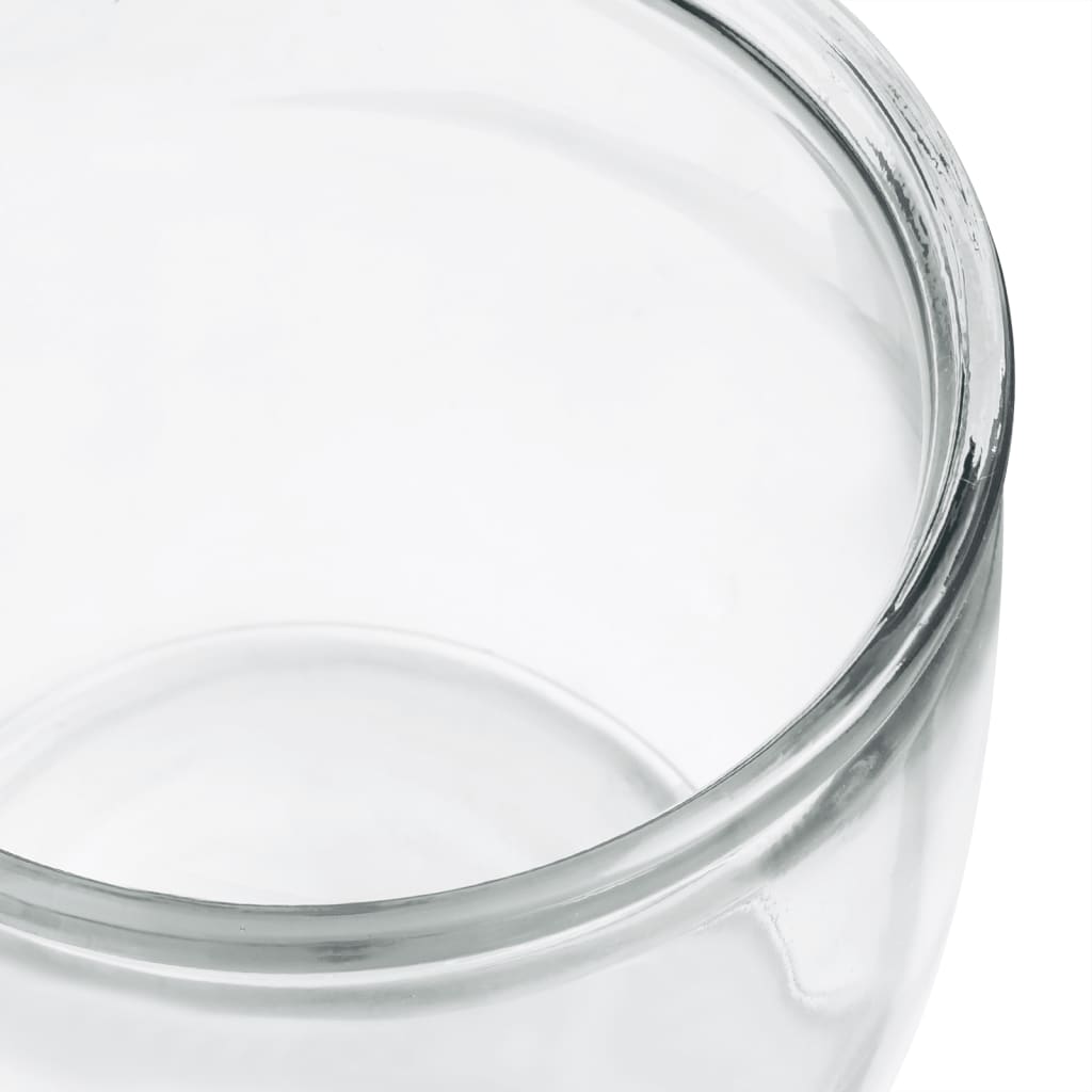 vidaXL Szklane słoje z pokrywką, 4 szt., 8000 ml