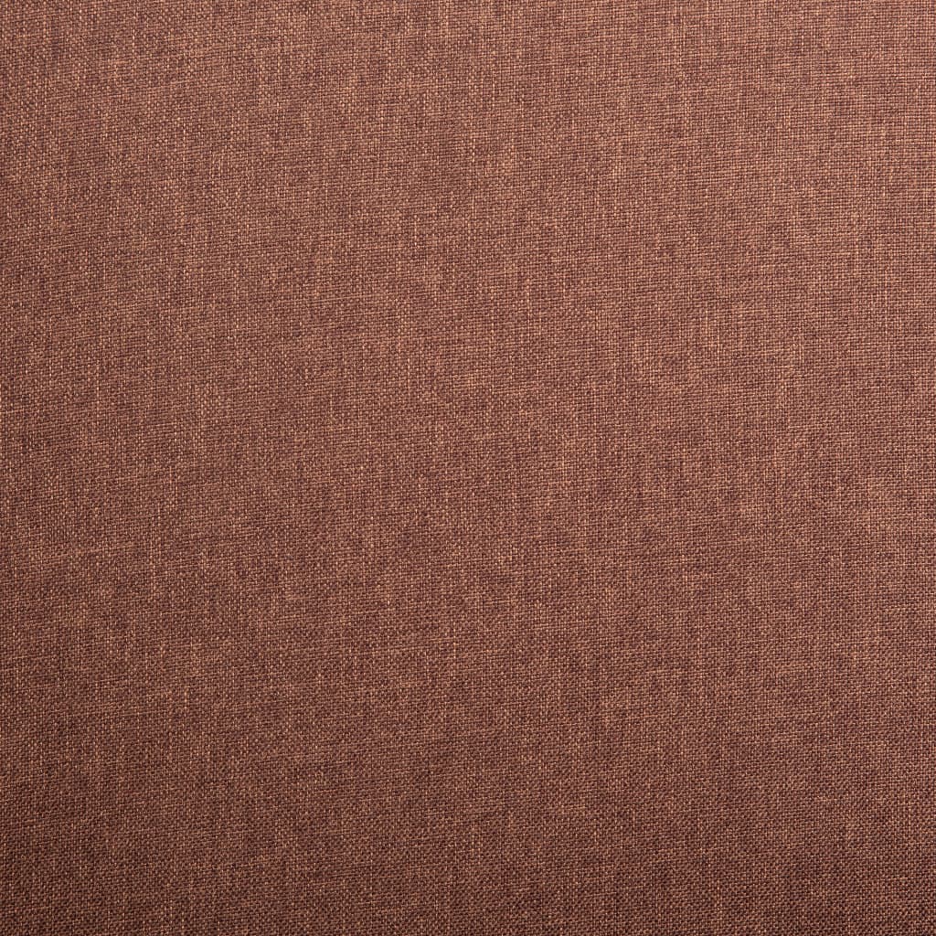vidaXL Fotel brązowy, tapicerowany tkaniną
