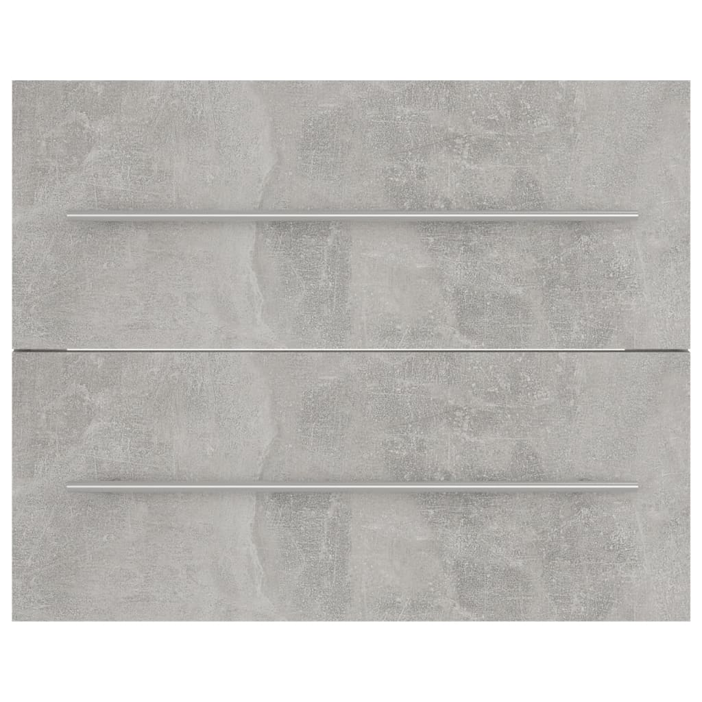 vidaXL Szafka pod umywalkę, szarość betonu, 60x38,5x48 cm, płyta