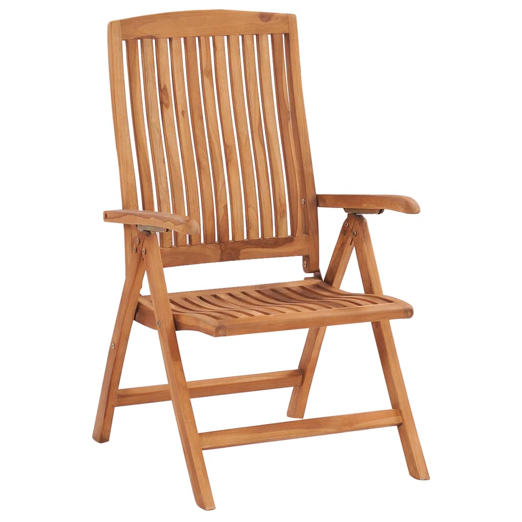 vidaXL Krzesła ogrodowe z kremowymi poduszkami, 2 szt., drewno tekowe