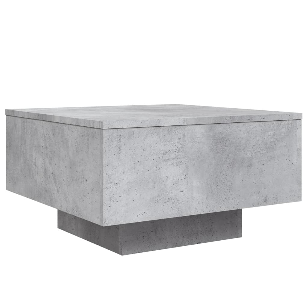 vidaXL Stolik kawowy, szarość betonu, 55x55x31 cm