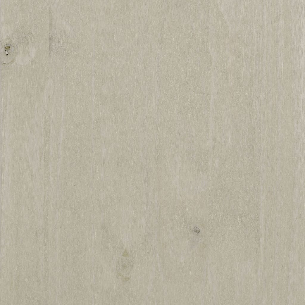 vidaXL Komoda, biała, 79x40x80 cm, drewno sosnowe