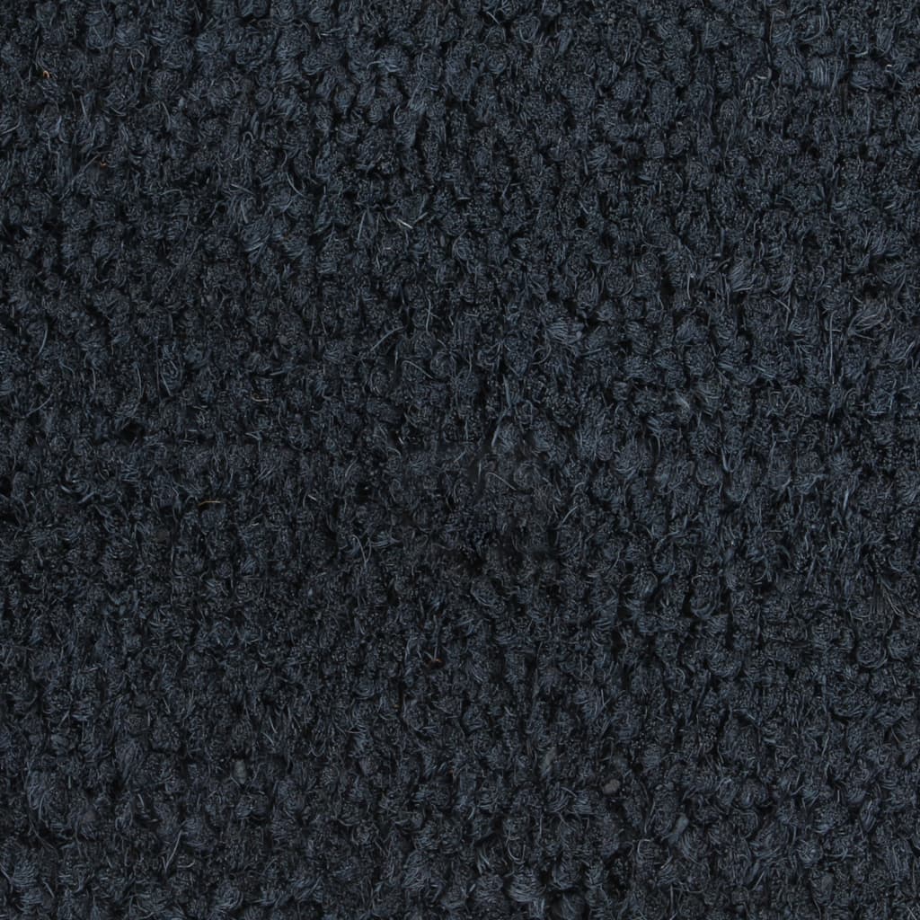 vidaXL Wycieraczka, ciemnoszara, 80x100 cm, włókno kokosowe, tuftowana
