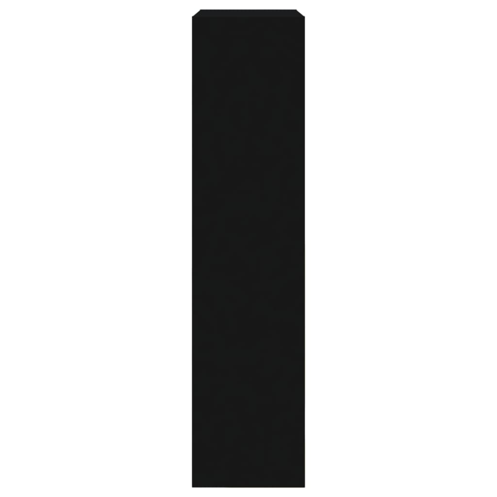 vidaXL Szafka na buty, czarna, 60x21x87,5 cm, materiał drewnopochodny