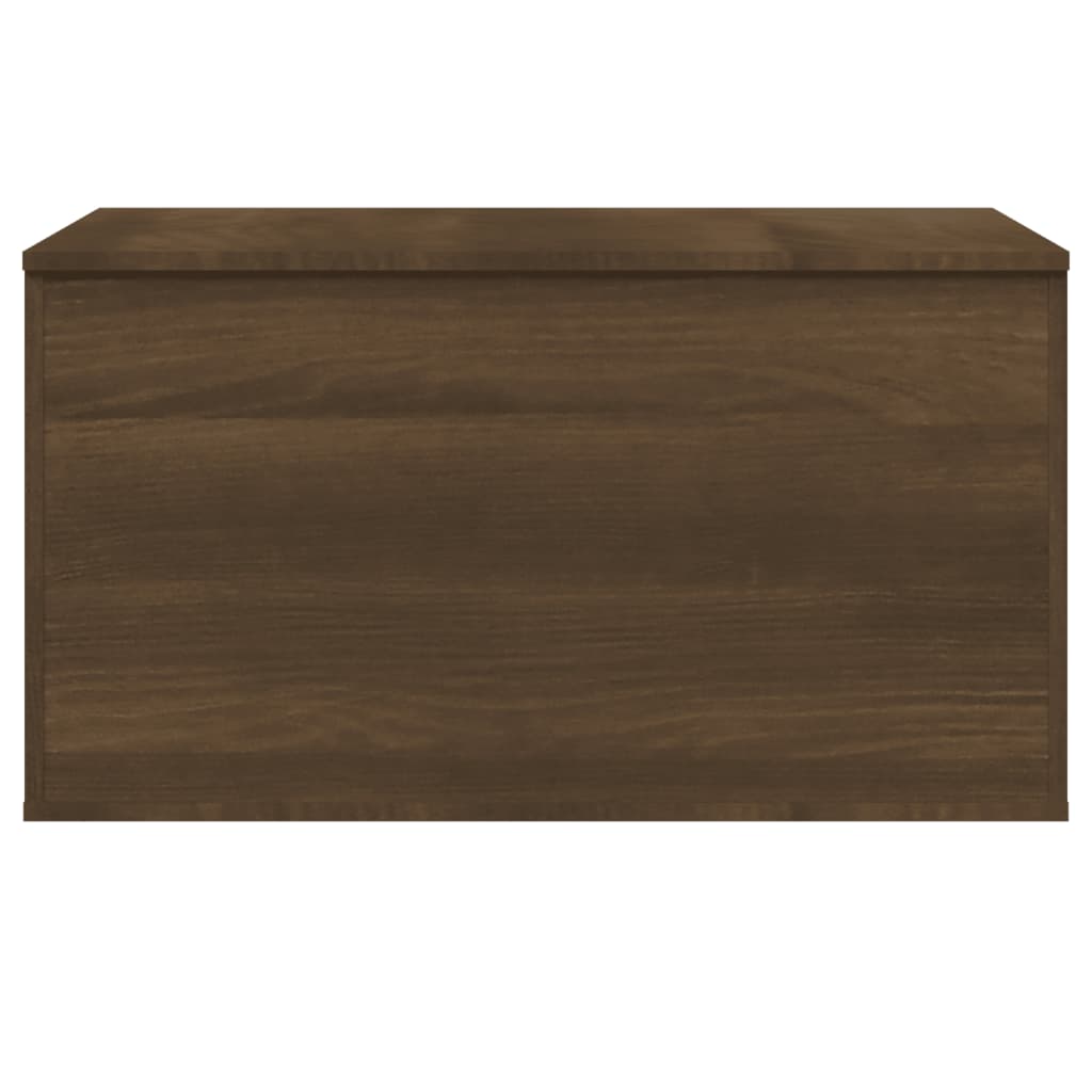vidaXL Skrzynia, brązowy dąb, 84x42x46 cm, materiał drewnopochodny