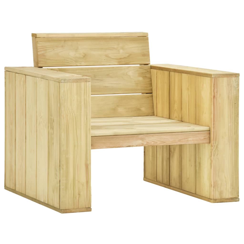vidaXL Krzesła ogrodowe z jasnozielonymi poduszkami, 2 szt., drewniane
