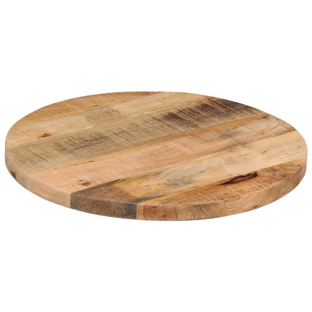 vidaXL Blat stołu, Ø 50x1,5 cm, okrągły, surowe lite drewno mango