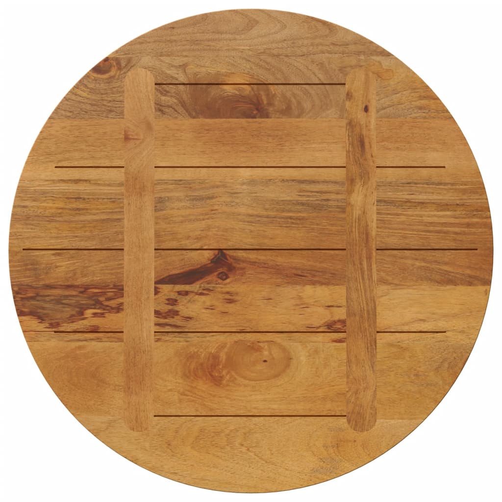 vidaXL Blat stołu, Ø 70x3,8 cm, okrągły, lite drewno mango