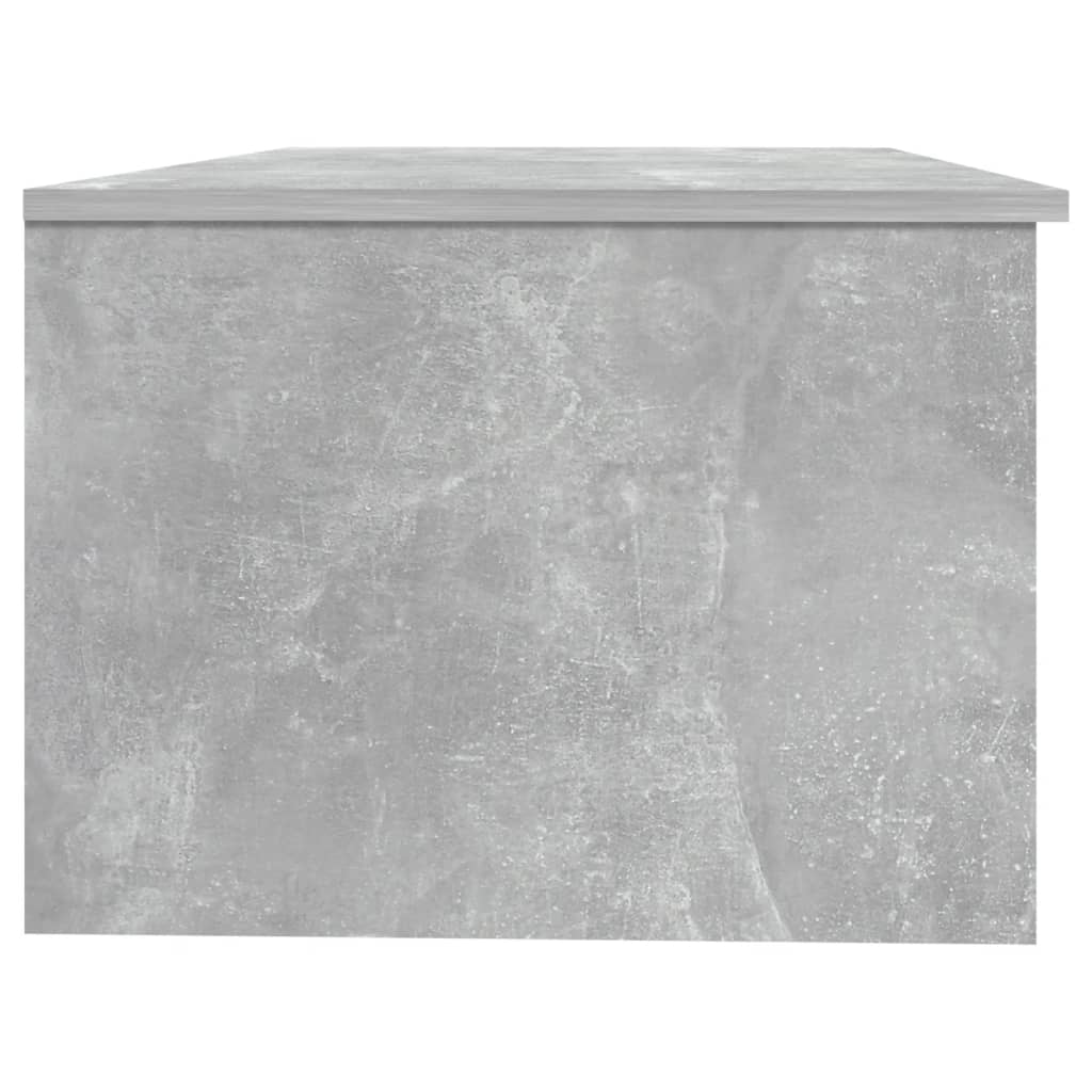 vidaXL Stolik kawowy, szarość betonu, 102x50x36 cm