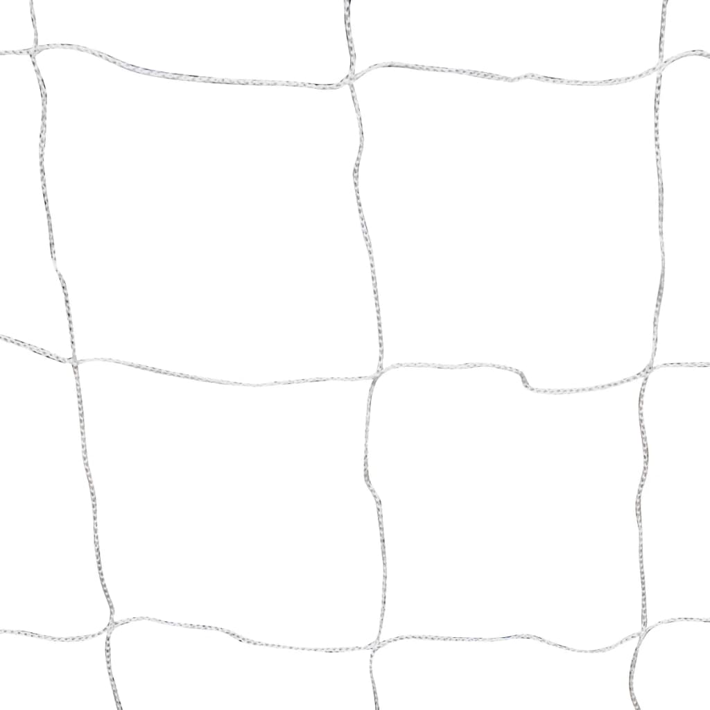 vidaXL Bramki piłkarskie z siatkami, 2 szt. 182x61x122 cm, stal, białe