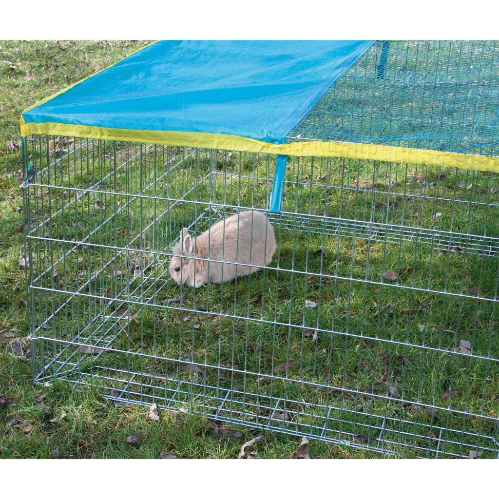 Kerbl Wybieg zewnętrzny dla małych zwierząt, z barierką, 115x115x65 cm