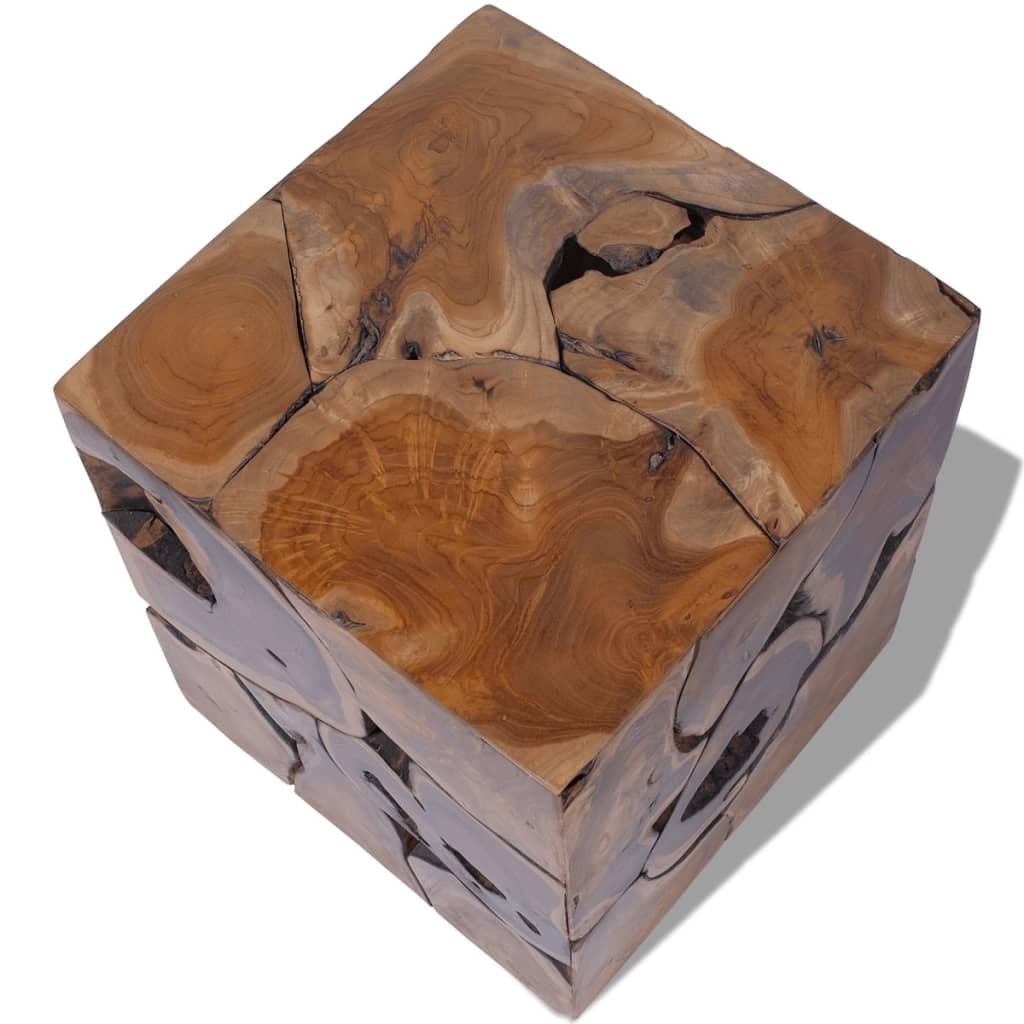 vidaXL Taborety / Stolik kawowy z litego drewna tekowego