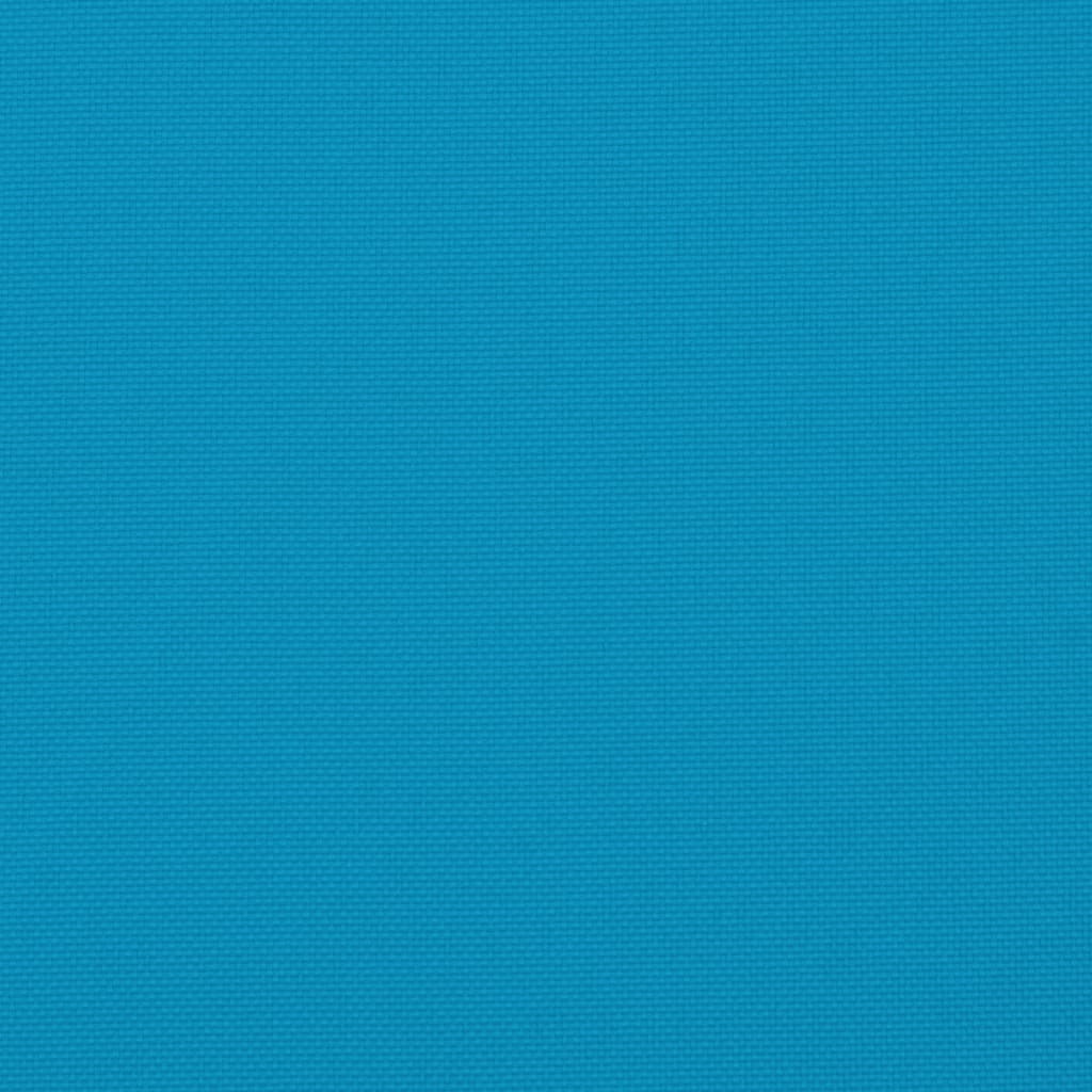 vidaXL Poduszka na ławkę ogrodową, niebieska, 180x50x7 cm, tkanina