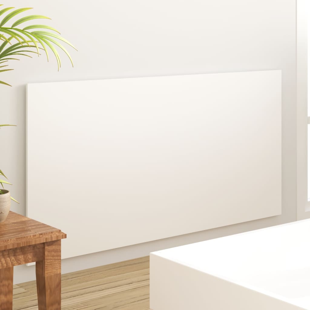 vidaXL Wezgłowie łóżka, białe, 160x1,5x80 cm, materiał drewnopochodny