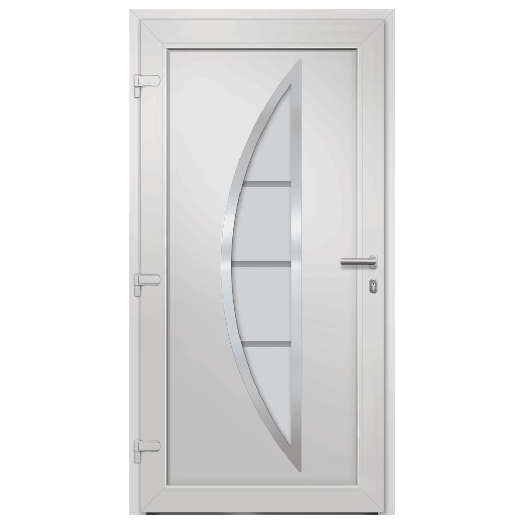 vidaXL Drzwi wejściowe zewnętrzne, antracytowe, 98 x 200 cm