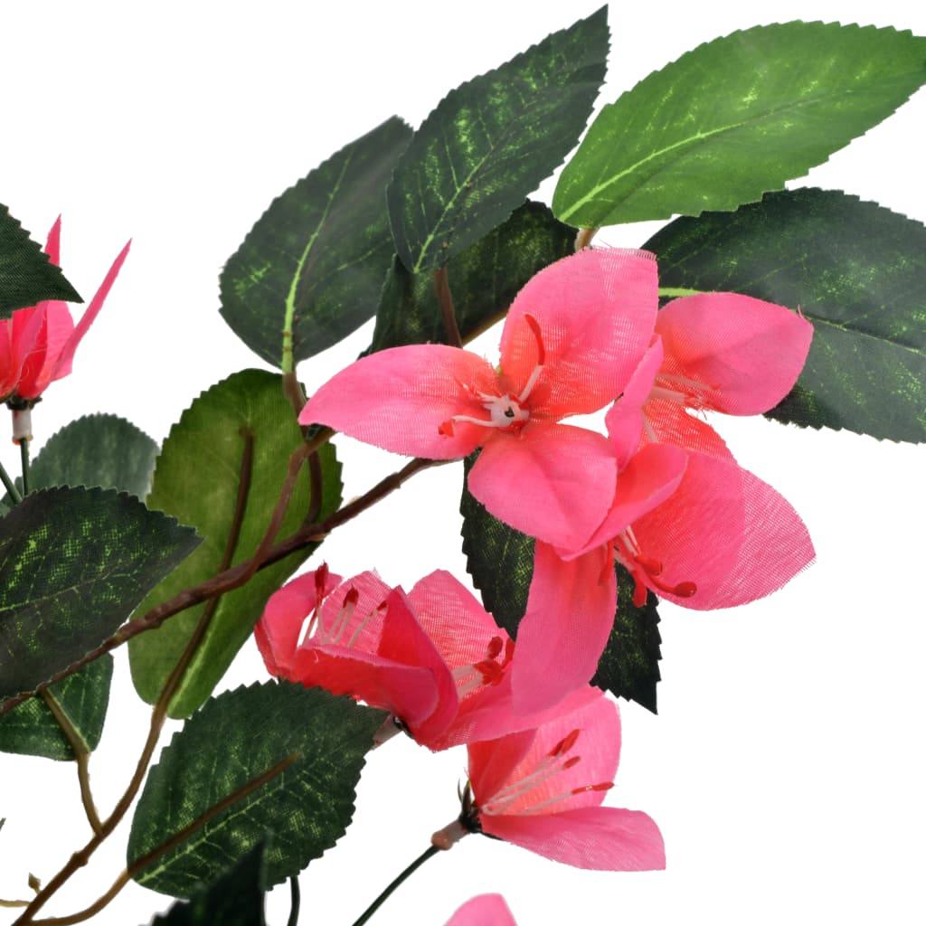 vidaXL Sztuczny rododendron z doniczką, różowy, 165 cm
