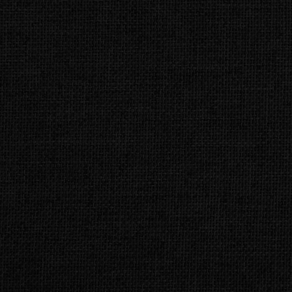 vidaXL Legowisko dla psa, czarne, 70x52x30 cm, obite tkaniną