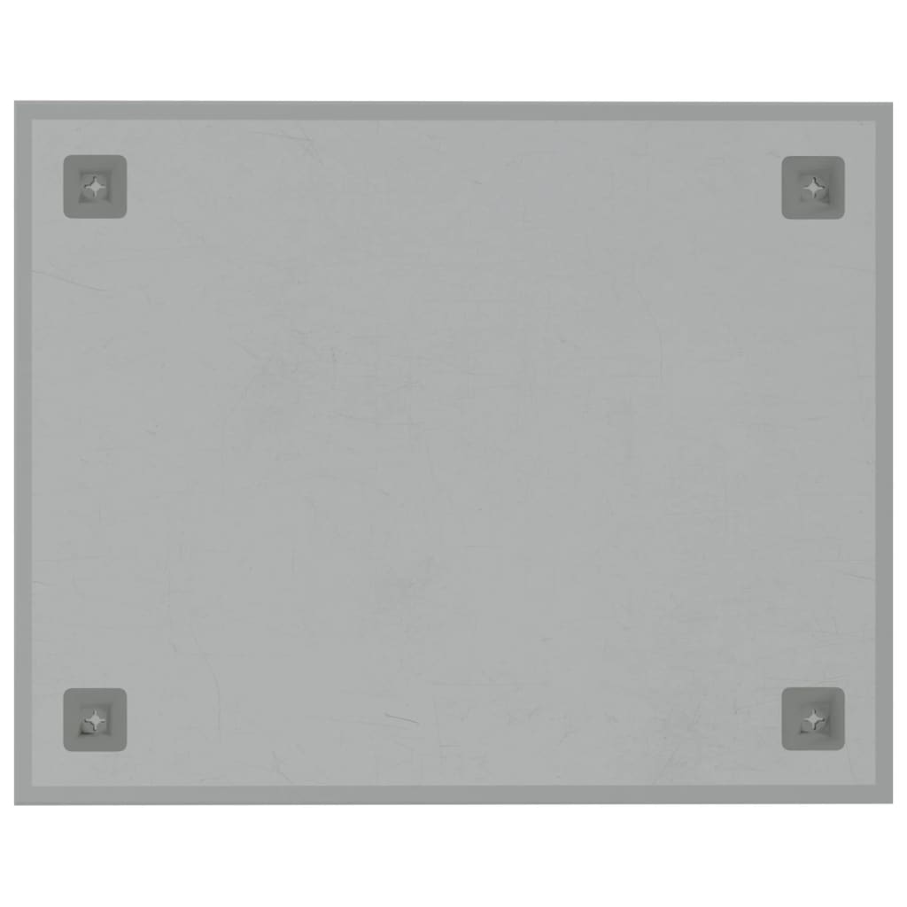 vidaXL Ścienna tablica magnetyczna, biała, 50x40 cm, szkło hartowane