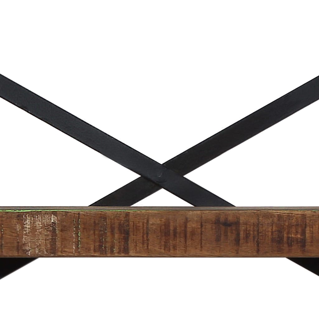 vidaXL Kredens z półkami, lite drewno z odzysku, 120x35x200 cm