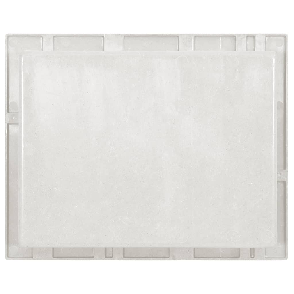 vidaXL Wnęka prysznicowa, biała matowa, 41x51x10 cm