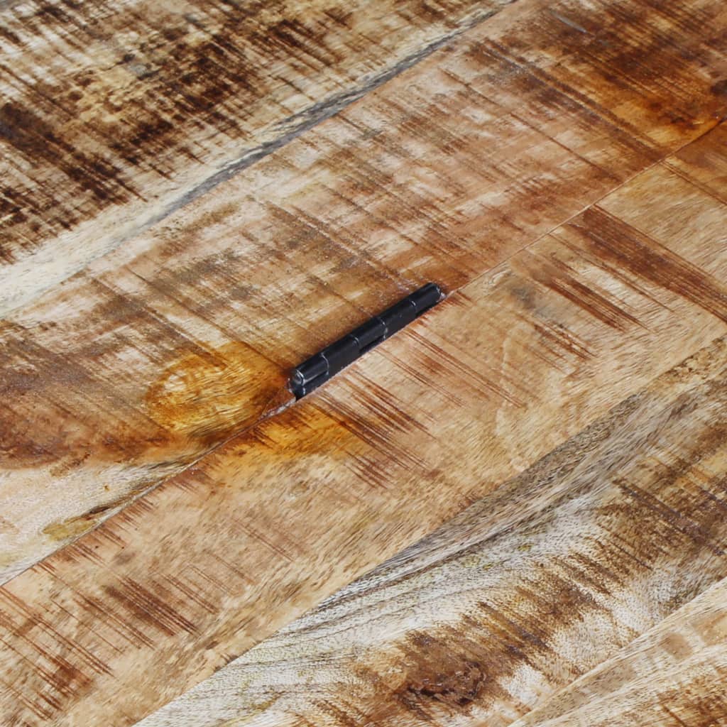 vidaXL Stolik kawowy, chropowate drewno mango, 70 x 70 x 40 cm