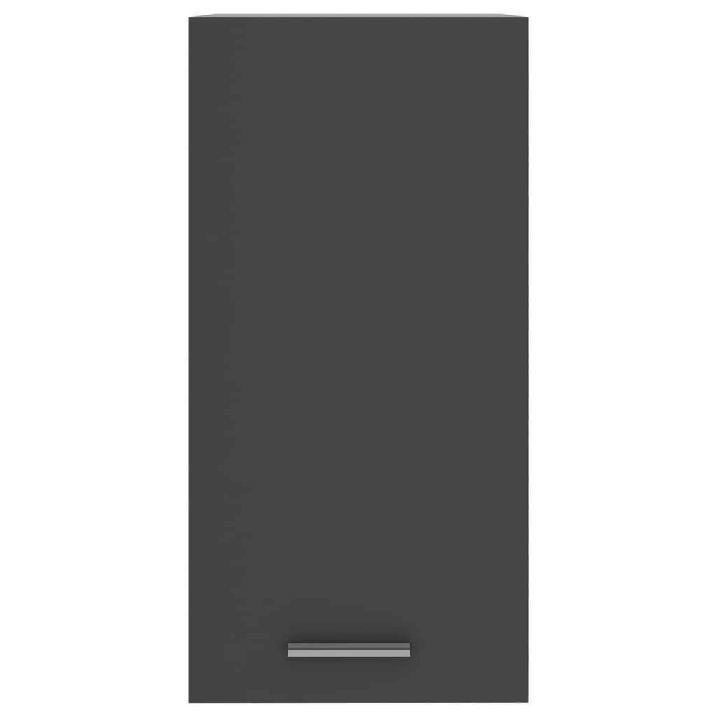 vidaXL Szafka wisząca, szara, 29,5x31x60 cm, płyta wiórowa