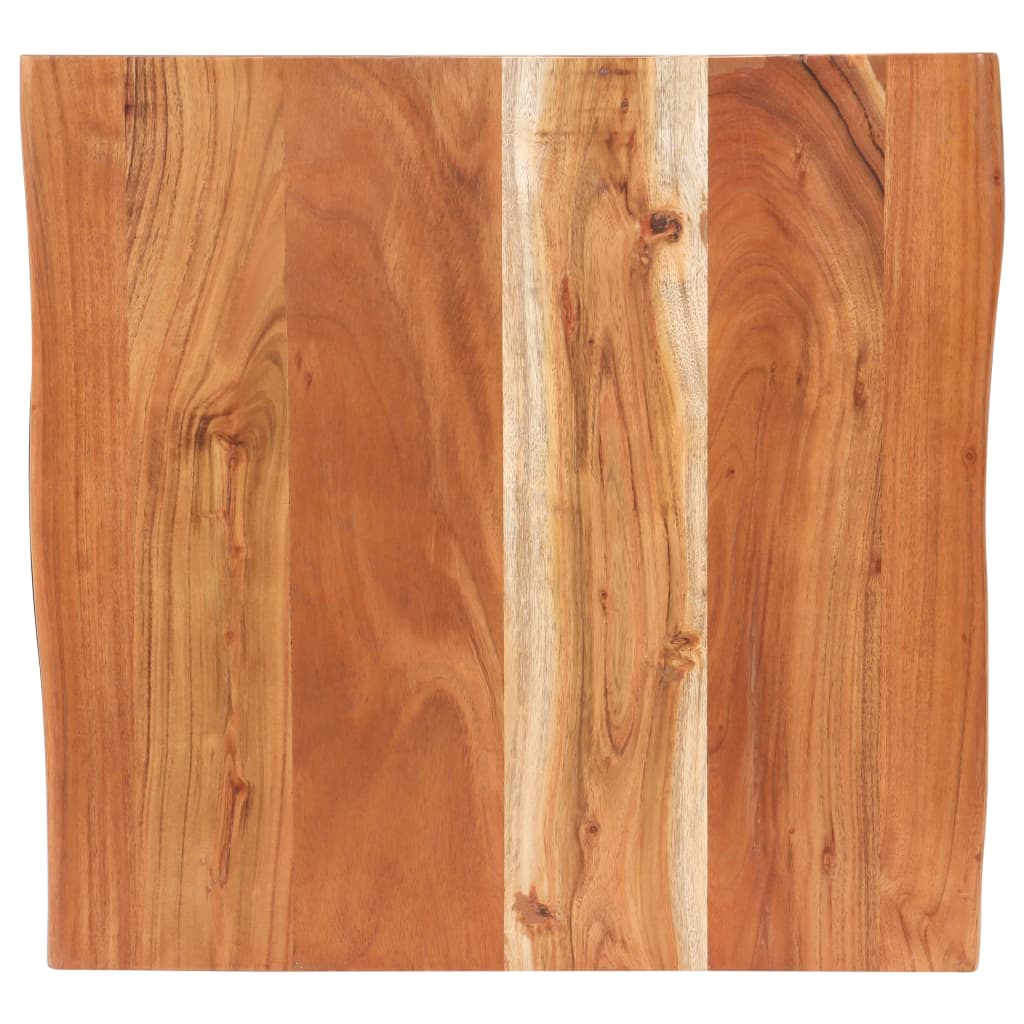 vidaXL Stolik bistro z naturalną krawędzią 50x50x75cm, drewno akacjowe