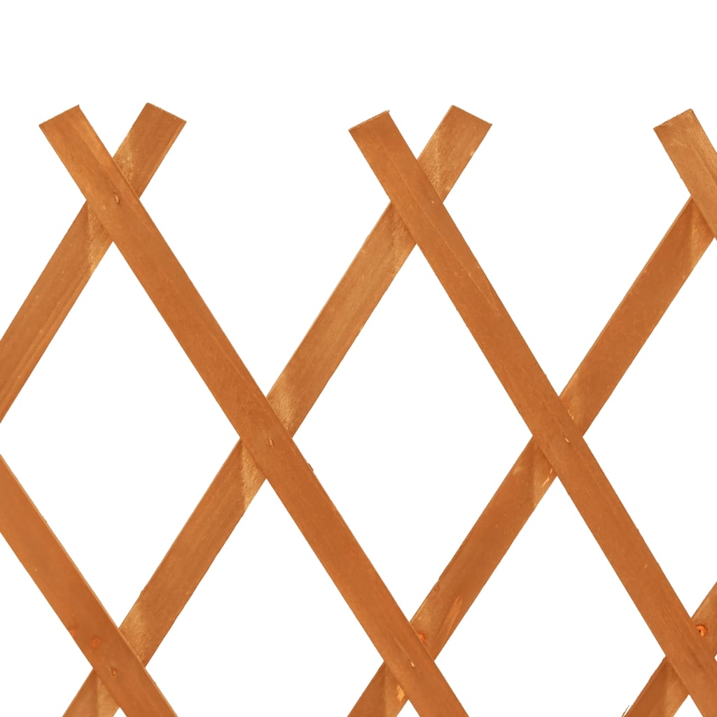 vidaXL Ogrodowy płot kratkowy, pomarańczowy, 120x90 cm, drewno jodłowe