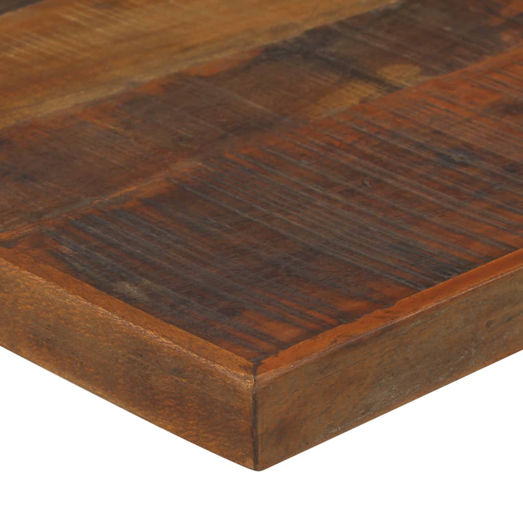 vidaXL Stół barowy, lite drewno z odzysku, ciemny brąz, 150x70x107 cm