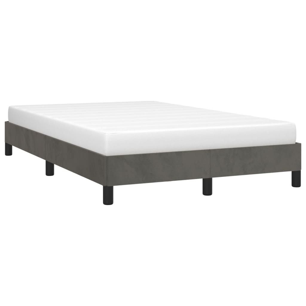 vidaXL Rama łóżka, ciemnozielona, 120x190 cm, aksamitna