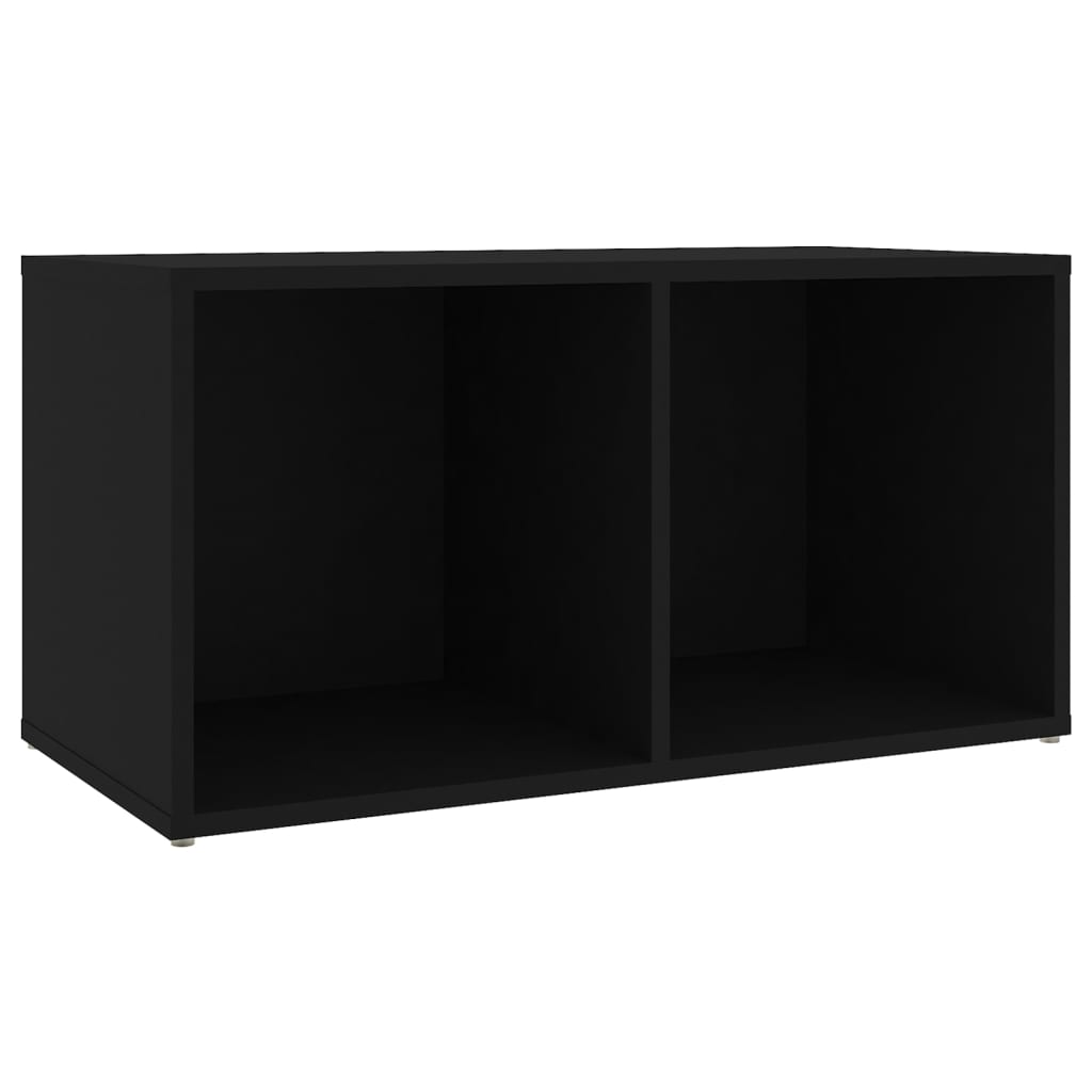 vidaXL Szafka pod TV, czarna, 72x35x36,5 cm, płyta wiórowa