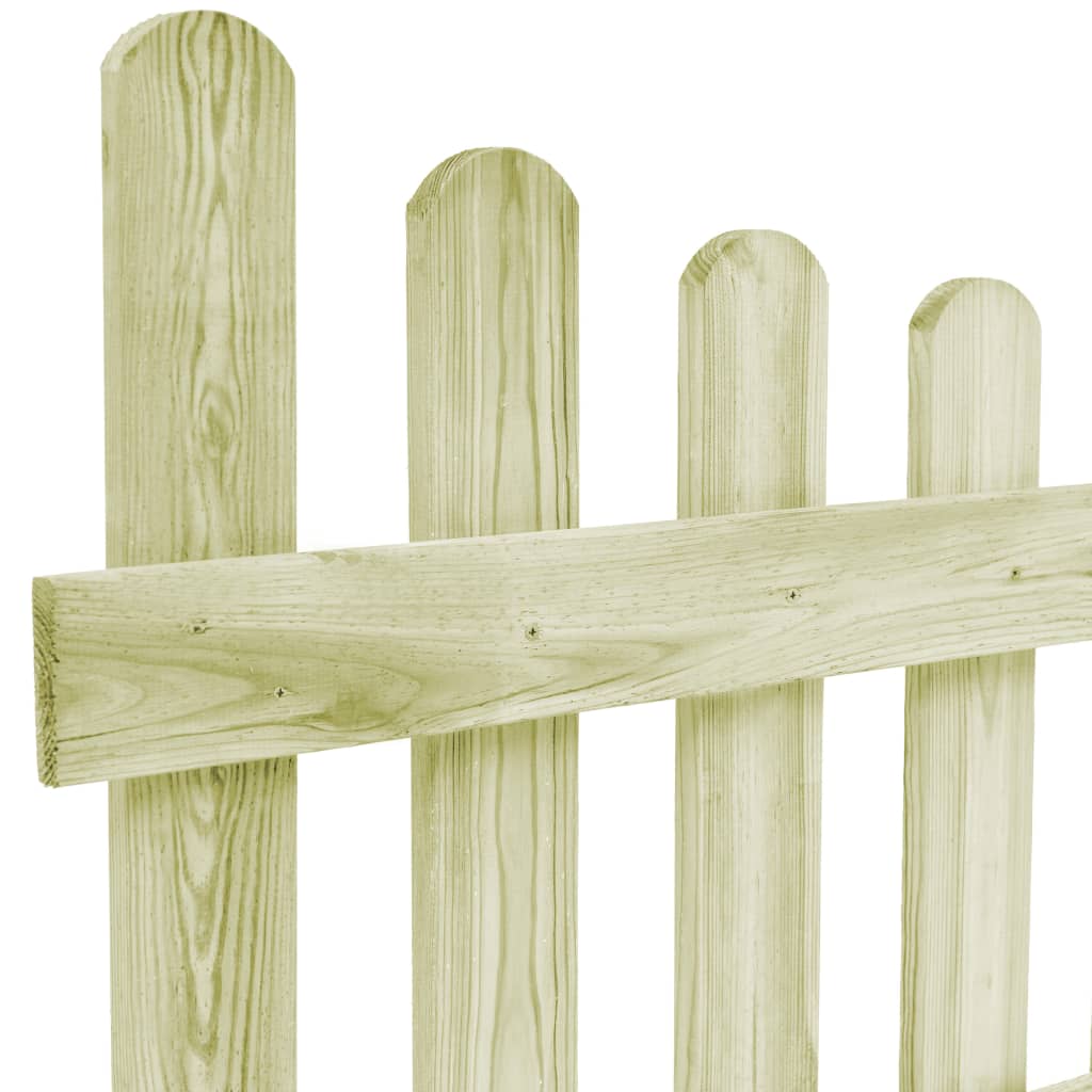 vidaXL Furtka ogrodowa, impregnowane drewno sosnowe, 170 x 120 cm