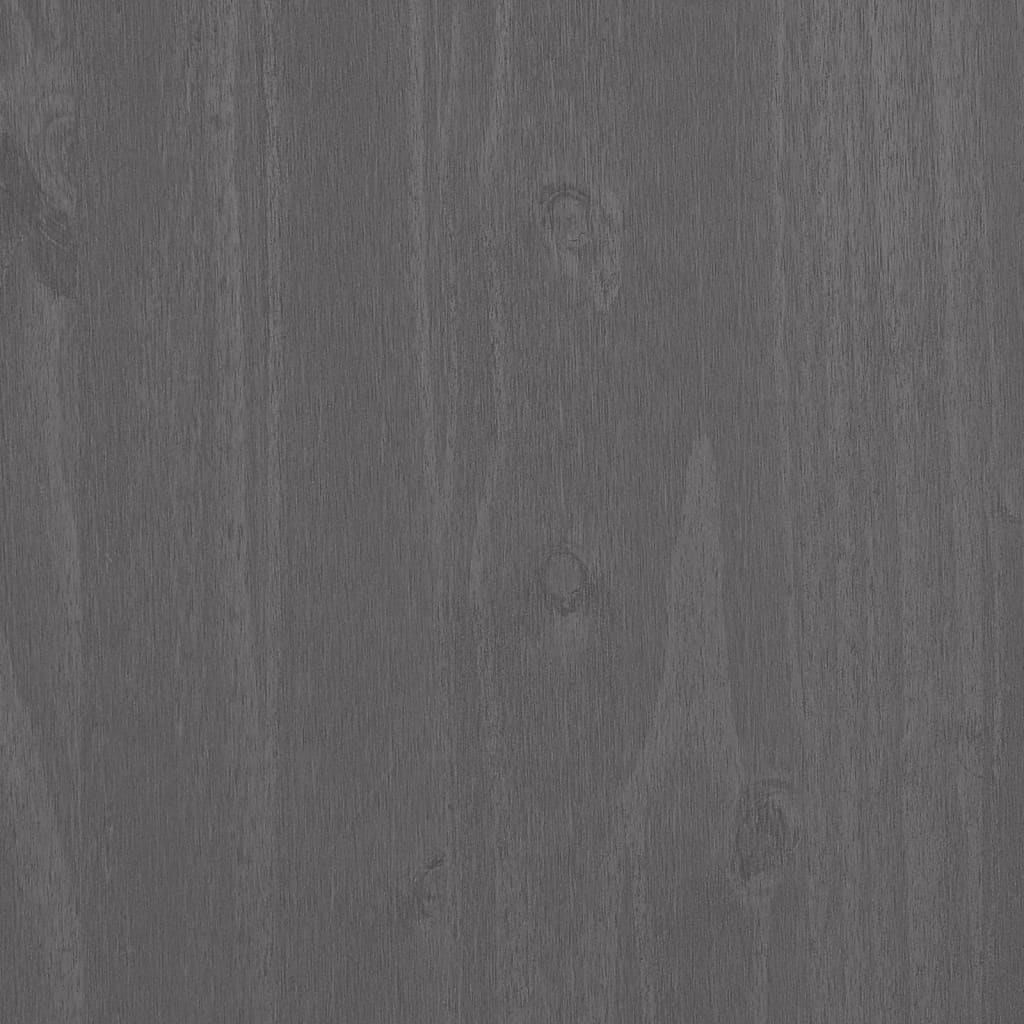 vidaXL Nadstawka HAMAR, jasnoszara, 85x35x100 cm, lite drewno sosnowe