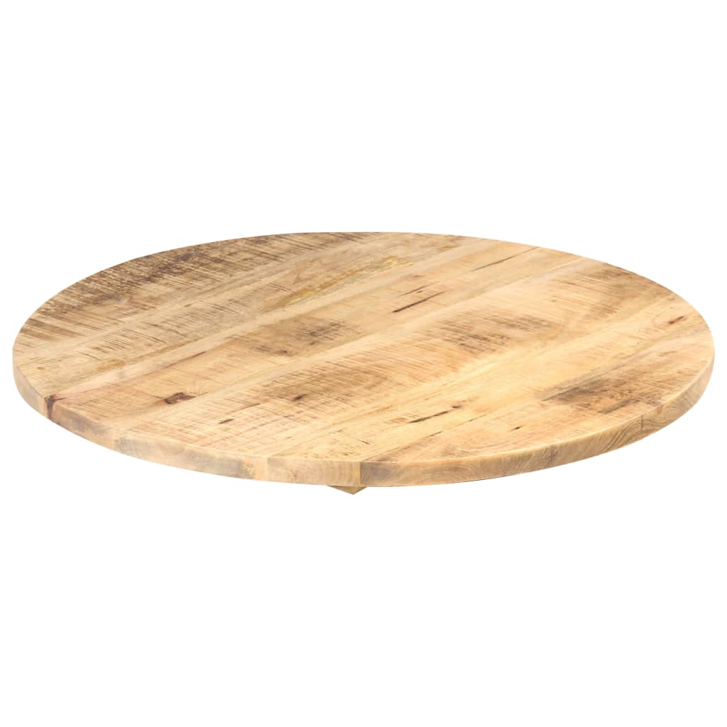 vidaXL Blat stołu, lite drewno mango, okrągły, 25-27 mm, 80 cm