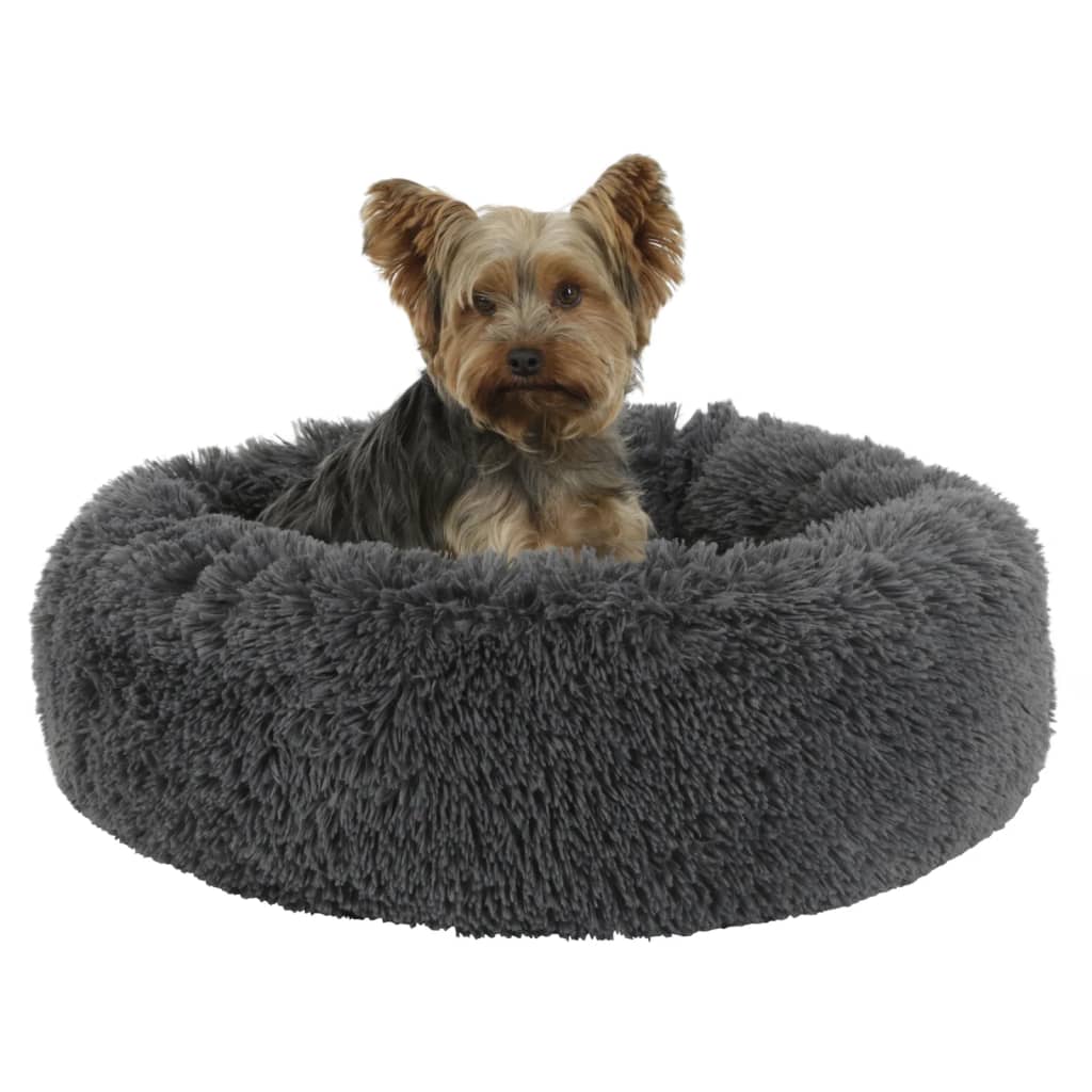 Kerbl Przytulne legowisko dla psa Fluffy, 18 cm, szare