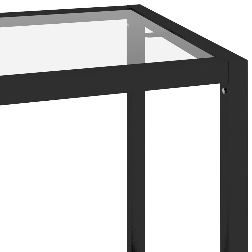 vidaXL Półka, przezroczysta, 100x36x168 cm, szkło hartowane