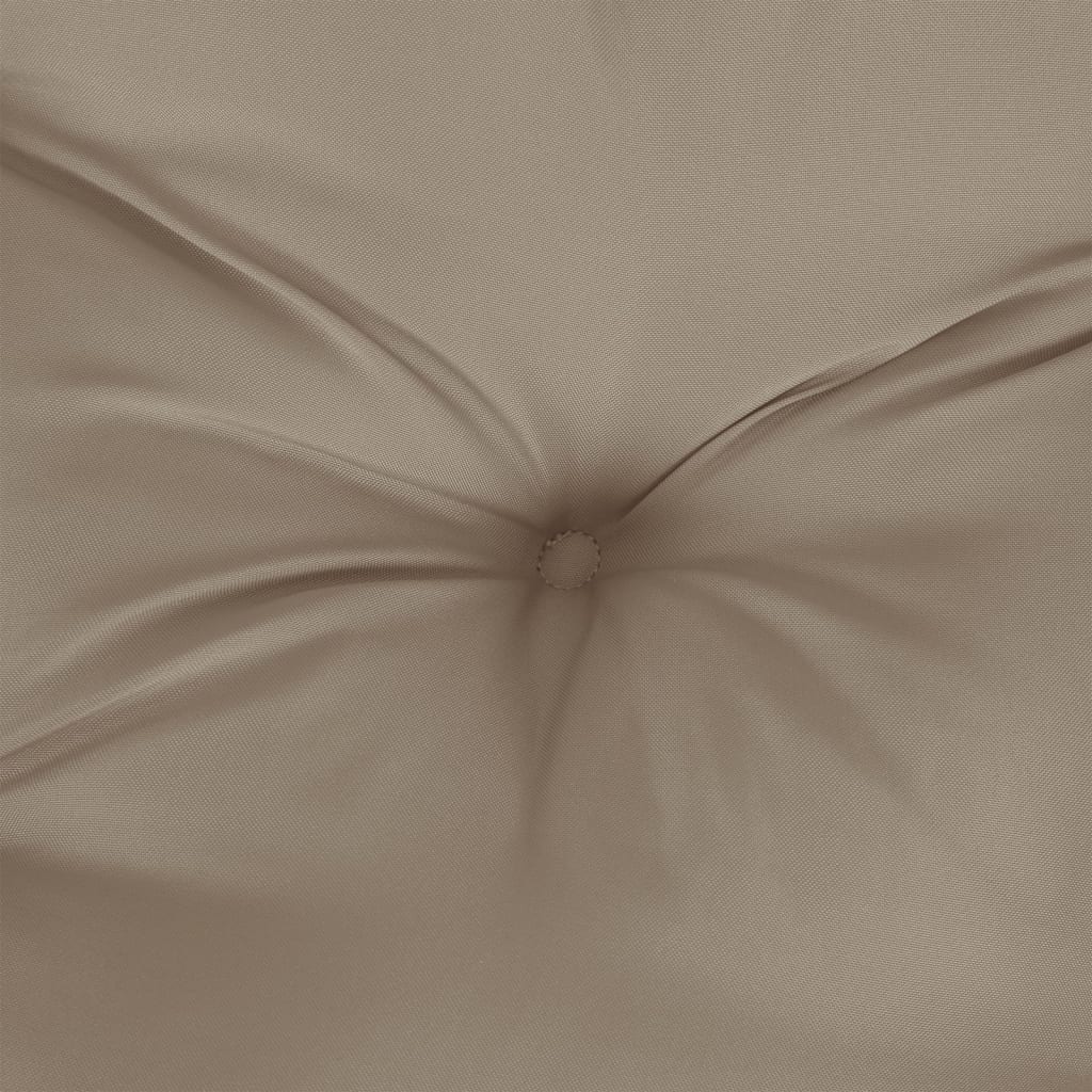 vidaXL Okrągła poduszka, kolor taupe, Ø 60 x11 cm, tkanina Oxford
