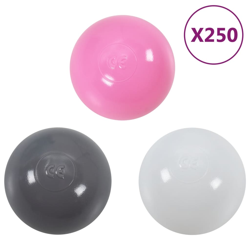 vidaXL Kolorowe piłki do baseniku dla dzieci, 250 szt.
