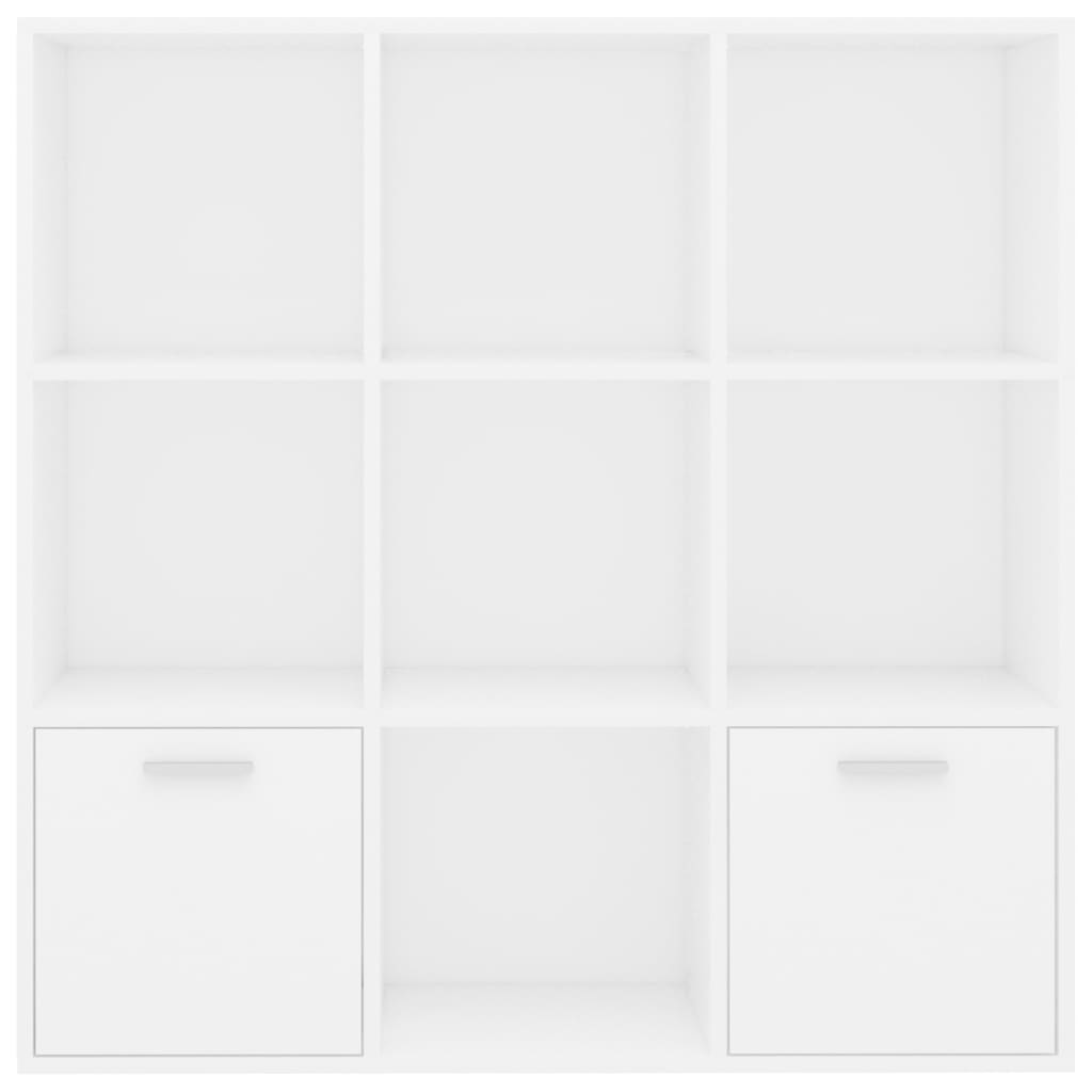 vidaXL Regał na książki, biały, 98 x 30 x 98 cm, płyta wiórowa