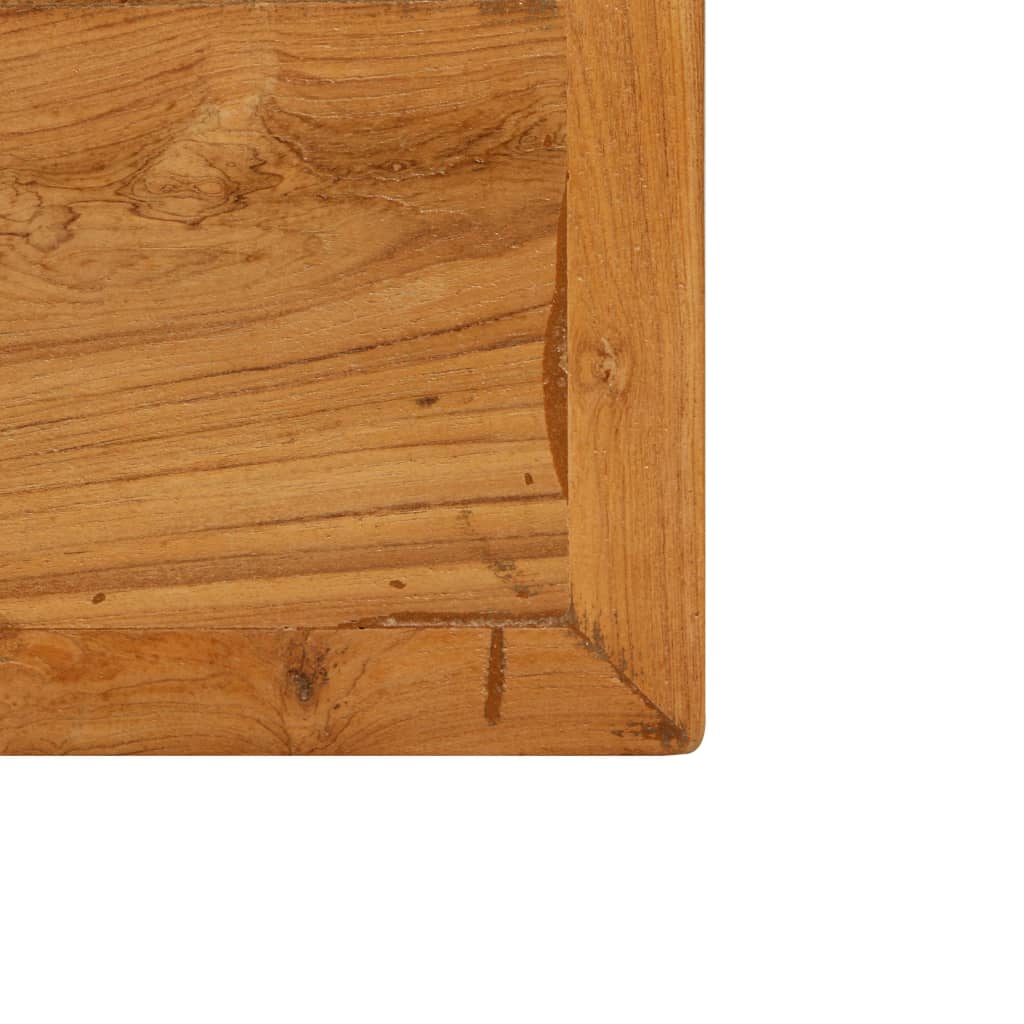 vidaXL Stolik barowy, lite drewno tekowe z odzysku, 150 x 70 x 106 cm