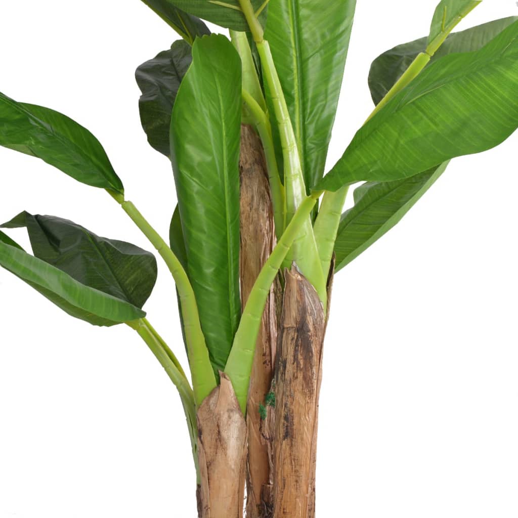 vidaXL Sztuczne drzewko bananowe z doniczką, 175 cm, zielone