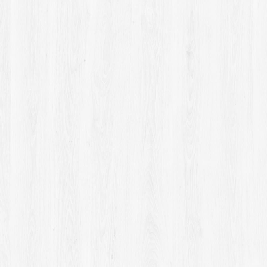 vidaXL Okleina samoprzylepna na drzwi, 4 szt., białe drewno, 210x90 cm