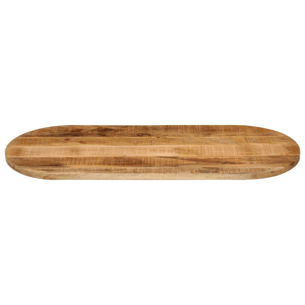vidaXL Blat stołu, 80x40x3,8 cm, owalny, surowe drewno mango