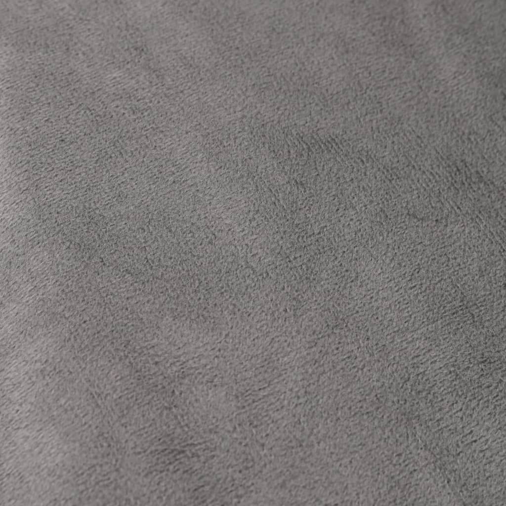 vidaXL Koc obciążeniowy z poszewką, szary, 120x180 cm, 5 kg, tkanina