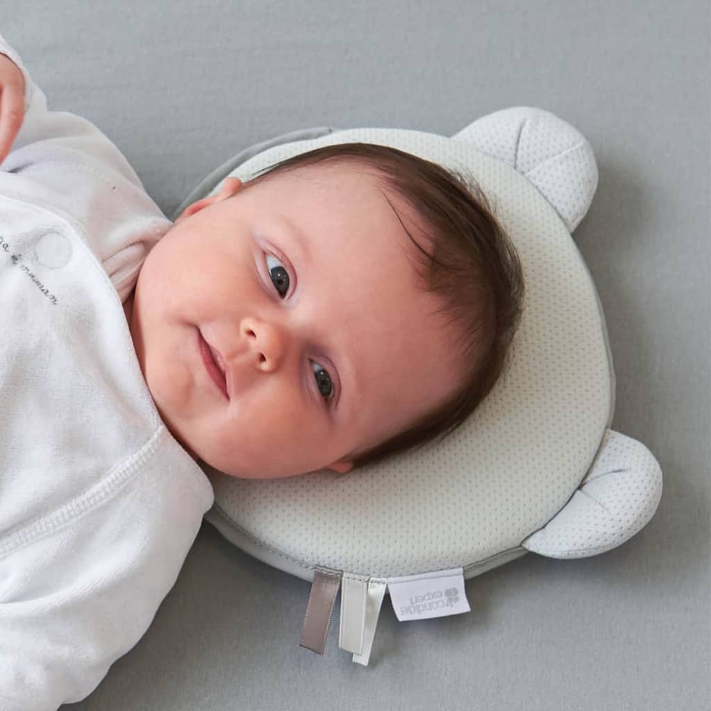 Candide Petit Ergonomiczna poduszka dla niemowlęcia Panda Air+, biała