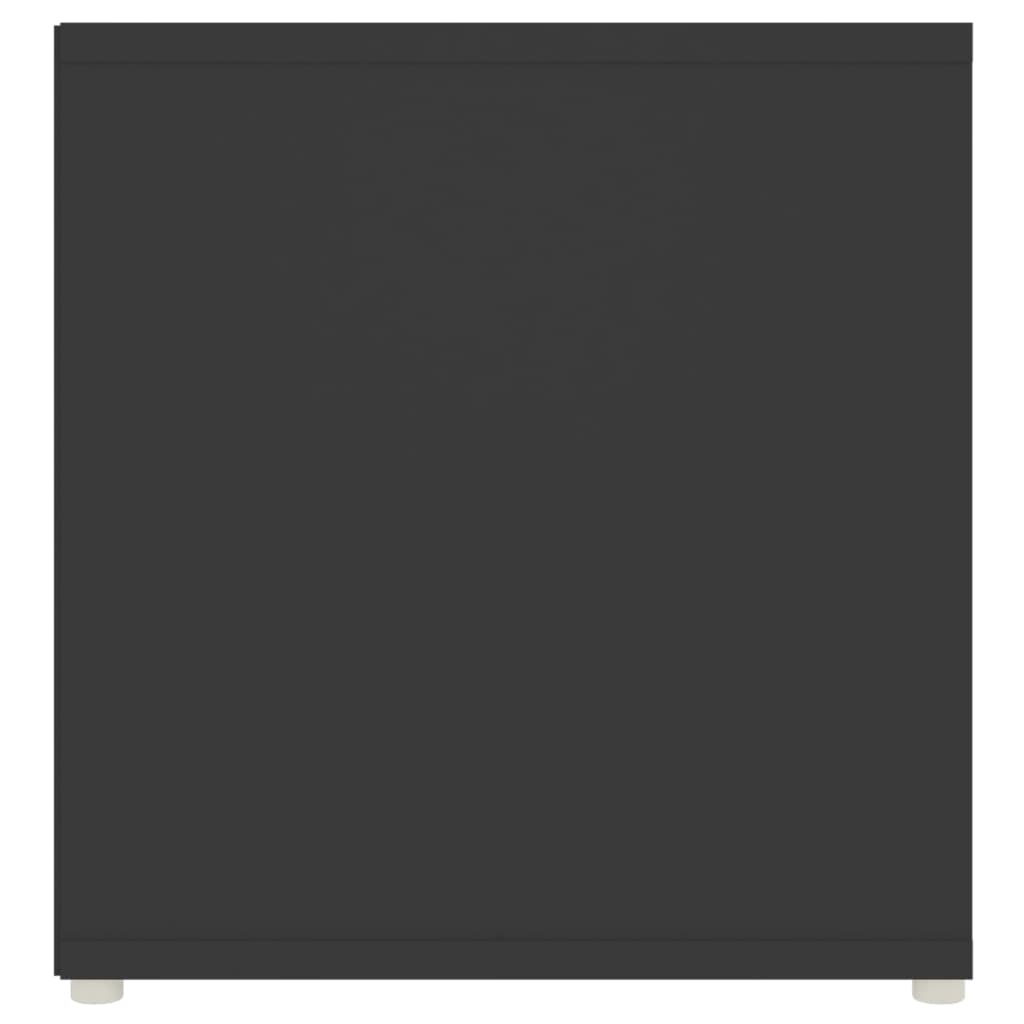 vidaXL Szafki telewizyjne, 3 szt., szare, 107x35x37 cm, płyta wiórowa