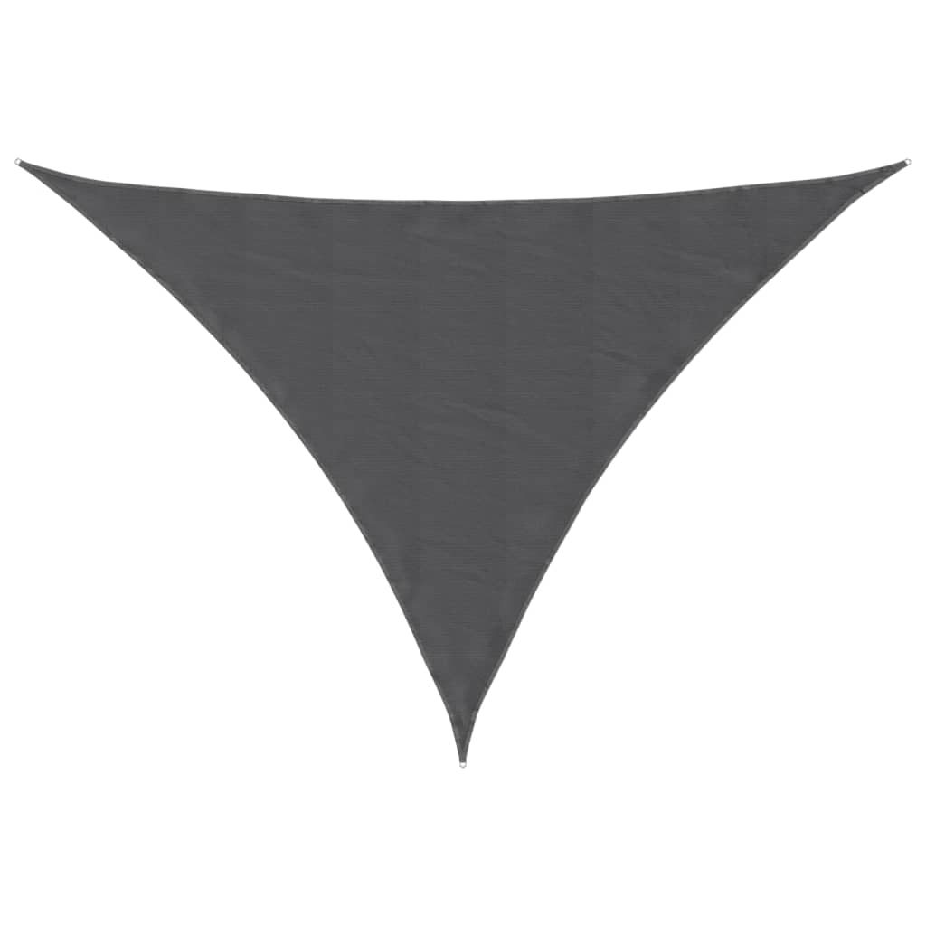 vidaXL Żagiel ogrodowy, tkanina Oxford, trójkątny, 3x4x5 m, antracyt