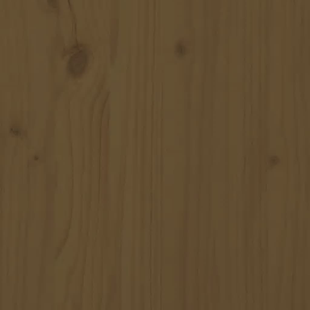 vidaXL Szafka na buty, miodowy brąz, 60x34x105 cm, lite drewno sosnowe