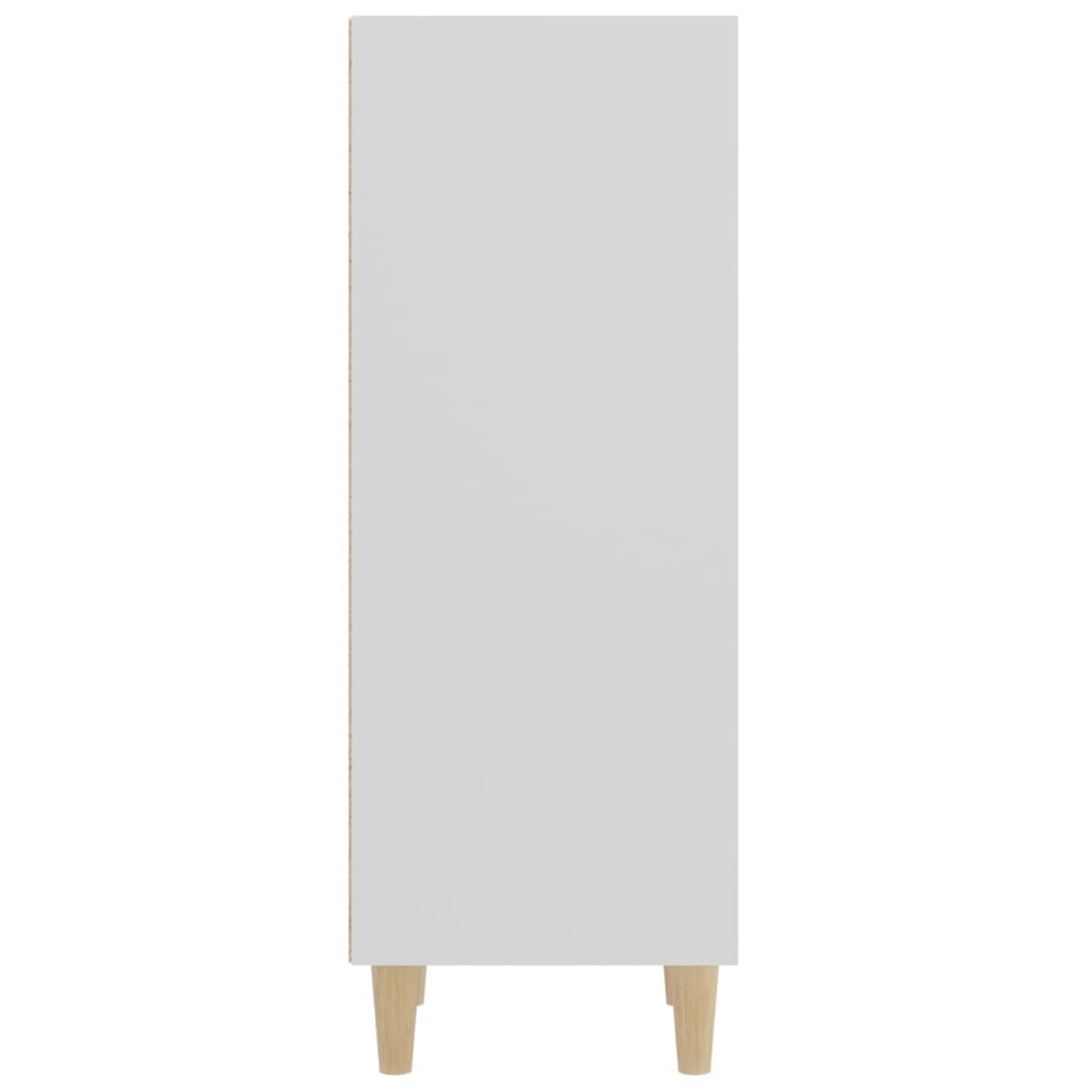 vidaXL Szafka, biała, 34,5x32,5x90 cm, materiał drewnopochodny